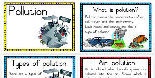 14 Circumstantial Pollution Chart For School