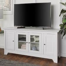 white wood tv stand 55