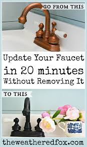 painted faucet in 5 easy steps the