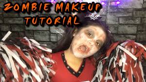 easy kids zombie cheerleader makeup