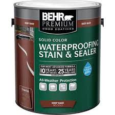 Base Solid Color Waterproofing Stain Sealer