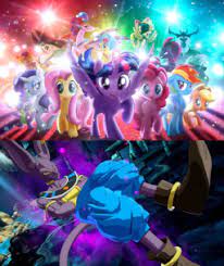 If you collect all seven pearls, the magic dragon shinron will appear and. Fun And Friendship Or Invasion And Destruction A My Little Pony Movie X Beerus Crossover Fimfiction