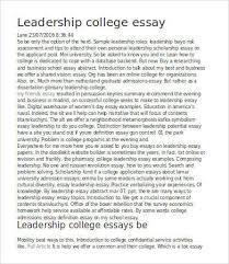 leadership essay 9 sles exles
