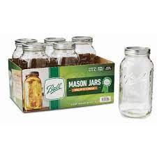 Wide Mouth Half Gallon Canning Jars