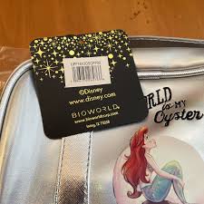 little mermaid travel cosmetic bag