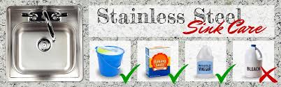 snless steel sink care