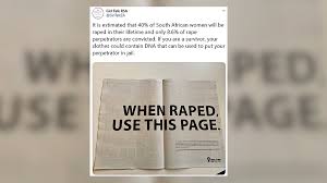 South africa's largest daily news paper, with a print of over 5.5. Are 40 Of South African Women Raped In Their Lifetime And Only 8 6 Of Perpetrators Jailed Africa Check