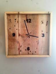 Reclaimed Wood Clock Farmhouse Clock