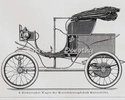 Daimler Steam Electric Cars Automobiles Engineering Chart