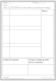 Free Printable Substitute Teacher Feedback Form Any Grade