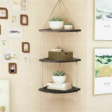 floating corner shelf wall mounted rack