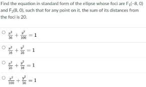 Answered Find The Equation In Standard