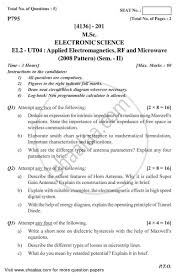 Applied Electromagnetics Rf And Microwave 2011 2012 M Sc