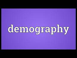 demography meaning you