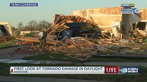 Andover tornado damage
