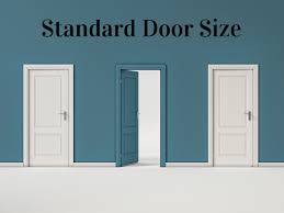 what is the standard door size all