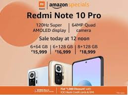 Not to be confused with xiaomi redmi note 10 pro for indian market. Redmi Note 10 Pro Amazon Sale Redmi Note 10 Pro To Go On Sale Today Via Amazon Price Specifications And Other Details Here Most Searched Products Times Of India