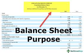 purpose of balance sheet top 6 uses