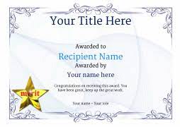 Most of the children's certificates can be customized online before they are printed. Free Blank Certificate Templates Unlimited Use