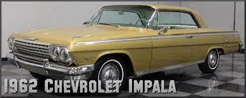1962 chevrolet impala factory paint colors