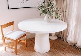 Upcycled Pedestal Dining Table