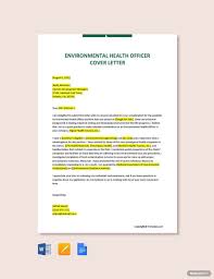 free environmental health officer cover