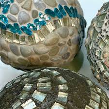 Diy Glass Stone Mosaic Spheres Made
