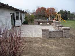Fire Pit And Paver Patio Traditional