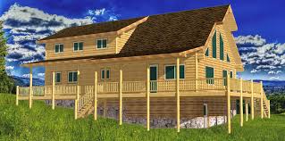 Log Timber Framed Homes Framed Walls