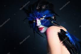 halloween makeup fantasy bird woman