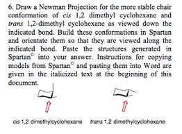 draw a newman projection