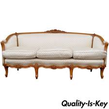 walnut french country antique sofas for