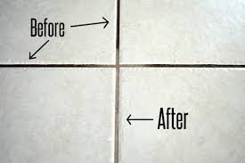 diy solution to clean dirty tile grout