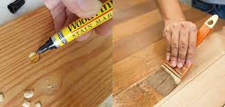 fill nail holes in wood before staining
