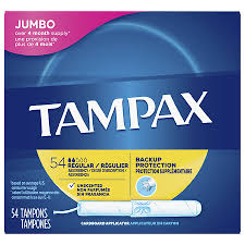 Tampax Unscented Regular Cardboard Tampons Unscented Regular