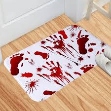 1pc horror halloween blood footprint