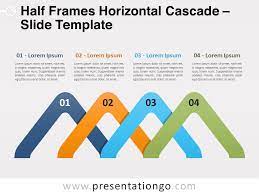 half frames horizontal cascade for