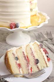 berry chantilly cake with box mix