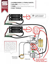 Click diagram image to open/view full size version. 2 P Rail With Tripleshot Wiring Diagram Question Seymour Duncan User Group Forums