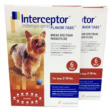 Interceptor For Dogs 2 10 Lbs 12 Month Supply Brown