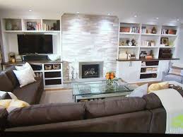 Fireplace Shelves Living Room