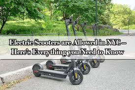 are electric scooters legal in new york