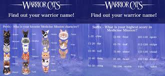 warrior cats name warrior cats