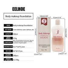 body makeup waterproof foundation leg