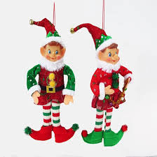 stuffed elf ornament item 102692