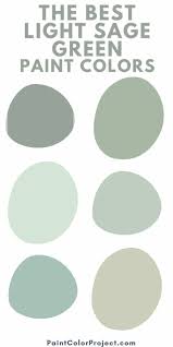 Light Sage Green Paint Colors