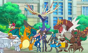 Pokemon Evolutions (3): Calem and his Team by WillDinoMaster55 on DeviantArt