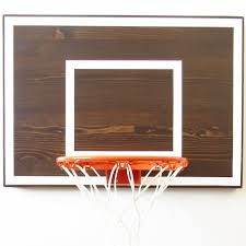 White Mini Indoor Basketball Hoop Decor
