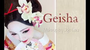 geisha makeup tutorial 芸者 makeup by