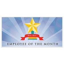 Amazon Com Star Employee Of The Month Business Banner Handmade